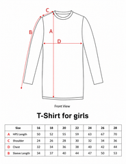 Girls Long-Sleeve Sports Shirt  International Collection