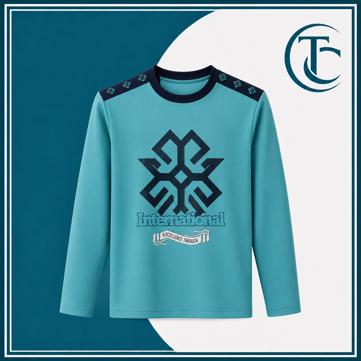 Girls Long-Sleeve Sports Shirt  International Collection
